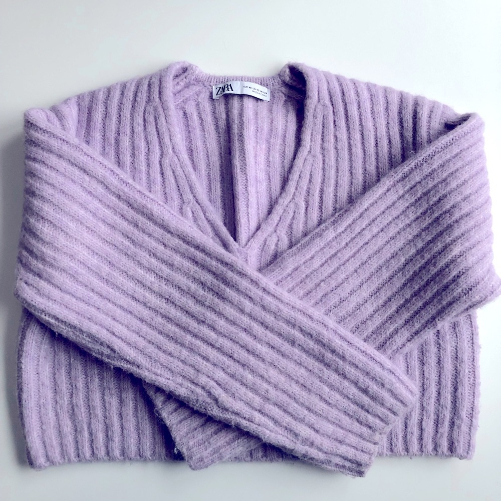 ZARA knit in lilac